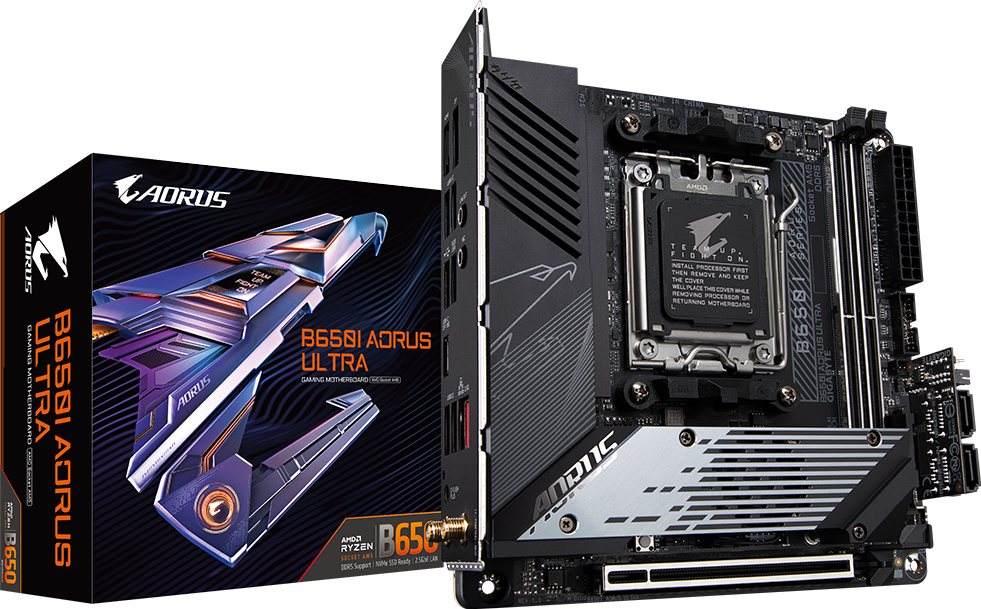 GIGABYTE B650I AORUS ULTRA — board