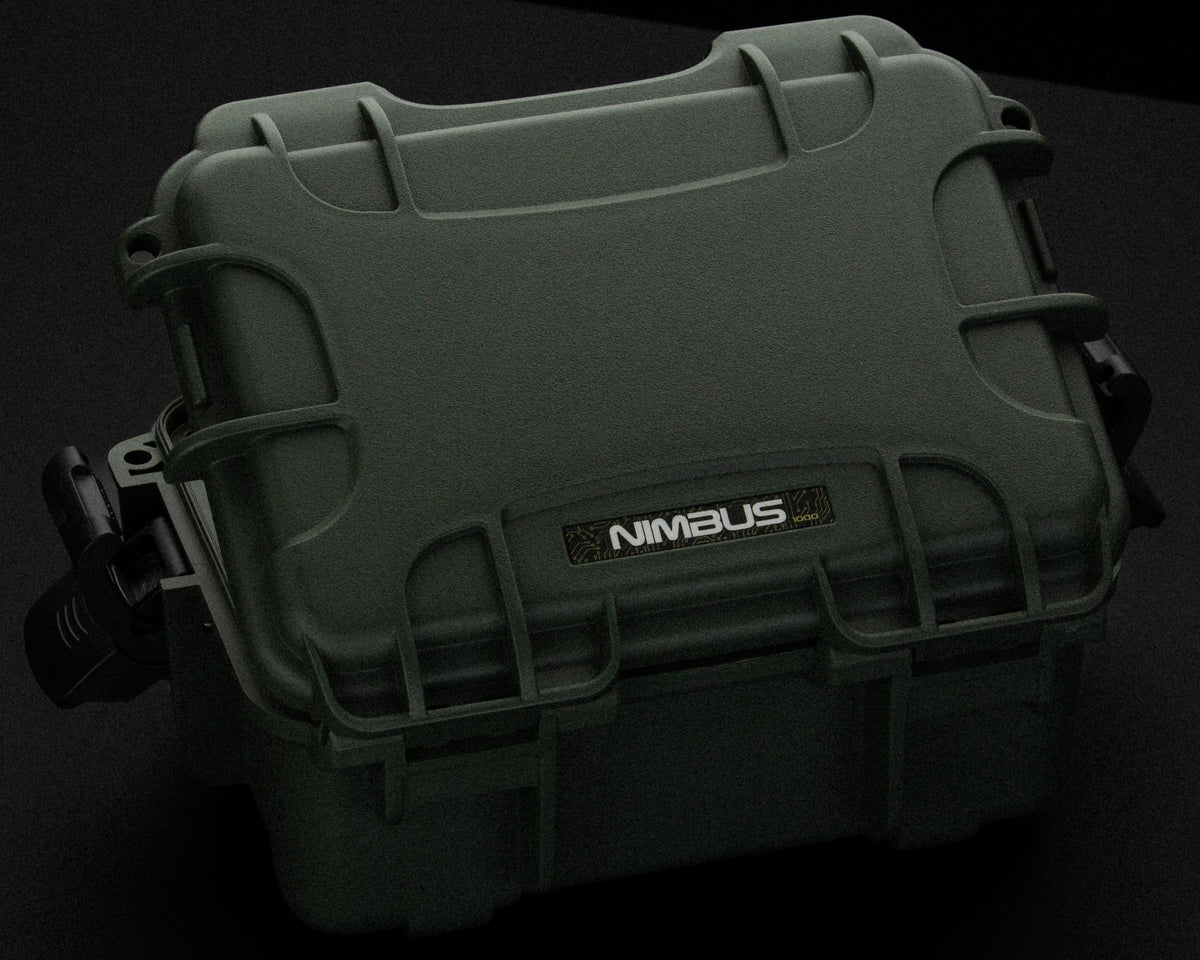 NIMBUS 1000 - Coinkite Edition - Olive/Red