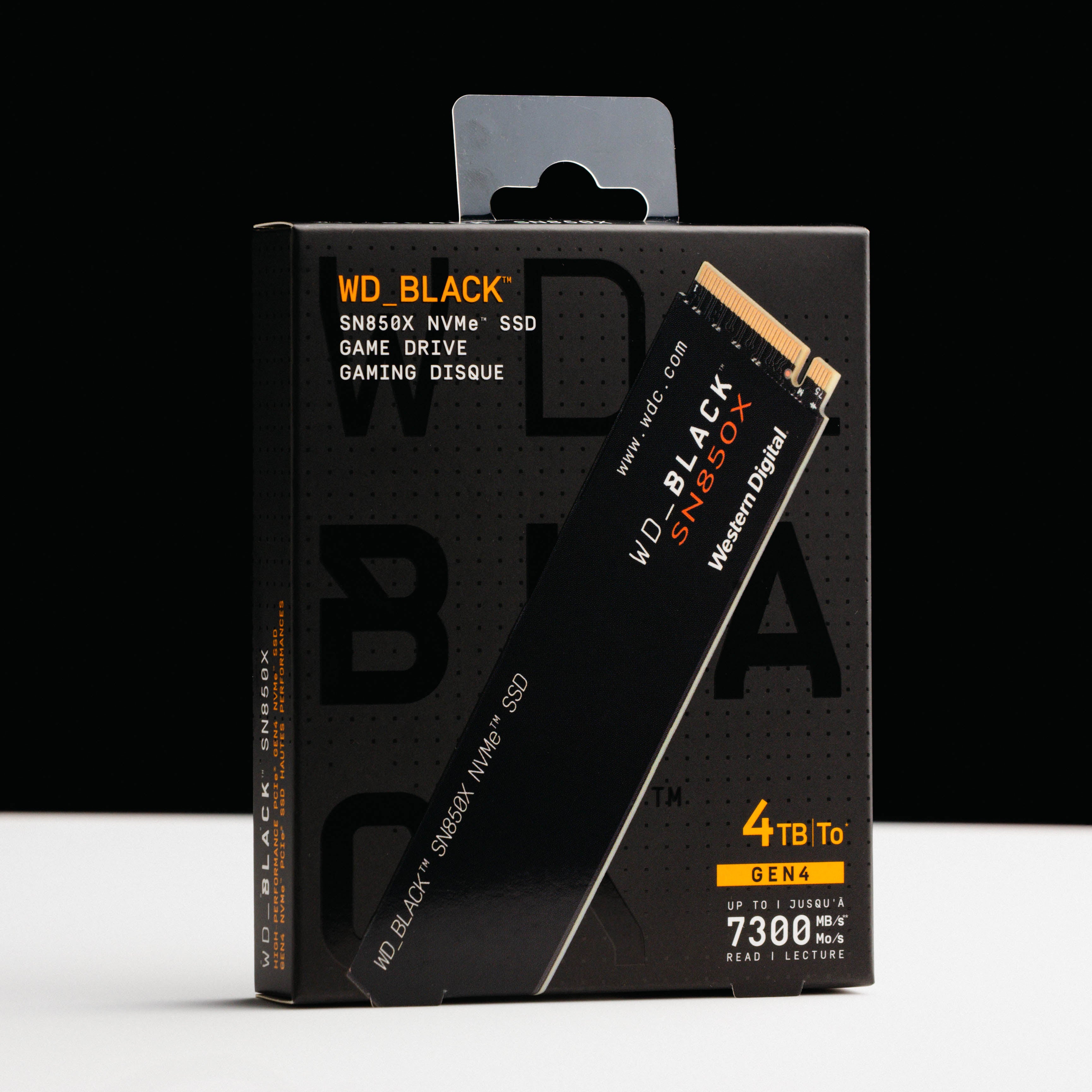 4TB - WD_BLACK SN850X NVMe Internal Gaming SSD Solid State Drive
