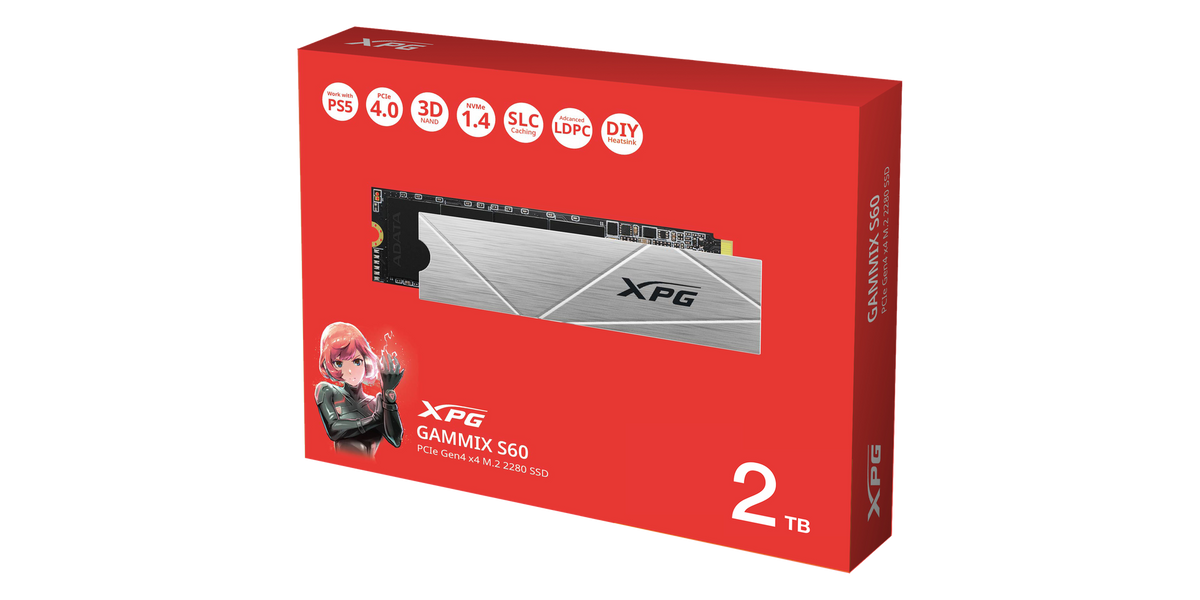 ADATA XPG GAMMIX S60 2TB PCIe 4.0 NVMe — 6