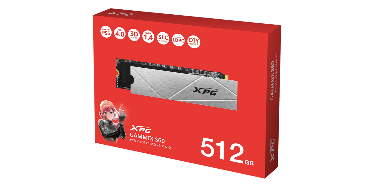 ADATA XPG GAMMIX S60 512GB PCIe 4.0 NVMe — 6