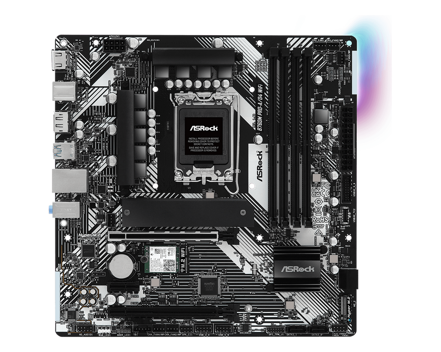 ASRock B760M Pro-A/D4 WiFi — 1