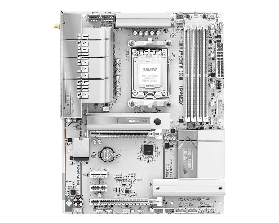 ASRock B850 Challenger WiFi White — 1