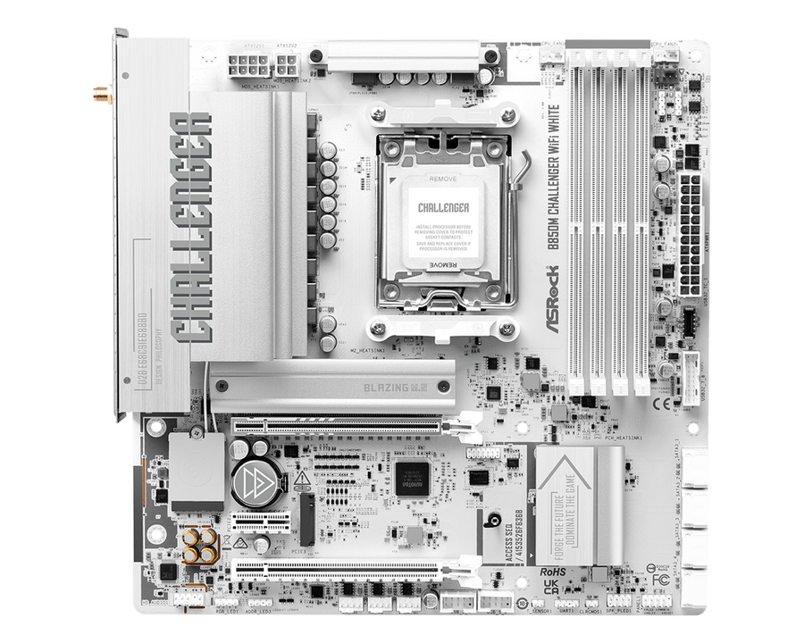 ASRock B850M Challenger WiFi White — 1