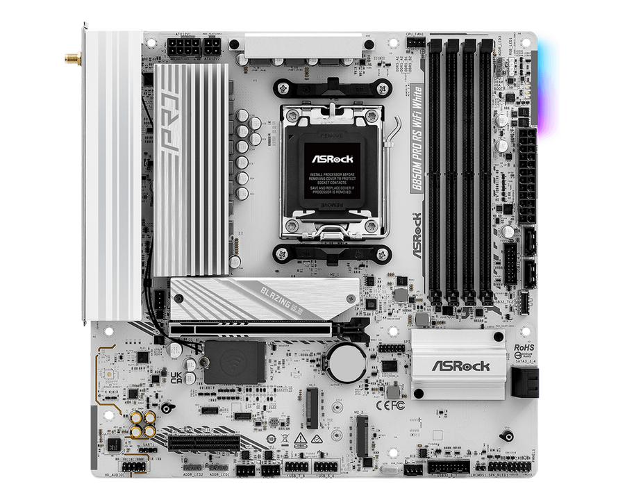 ASRock B850M Pro RS WiFi White — 1