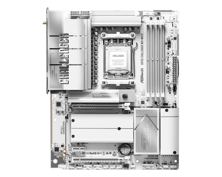 ASRock X870E Challenger WiFi White — 1