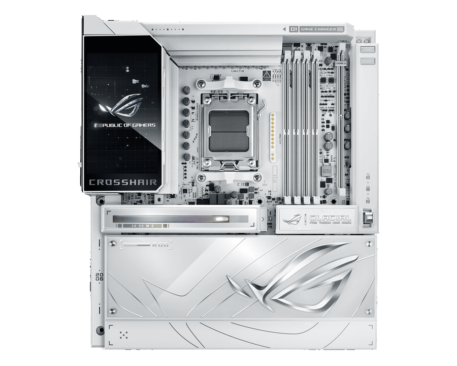 ASUS ROG CROSSHAIR X870E GLACIAL — 1