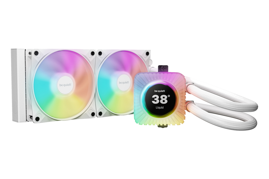 be quiet! Light Loop IO LCD 240mm White AIO Liquid Cooler — 1