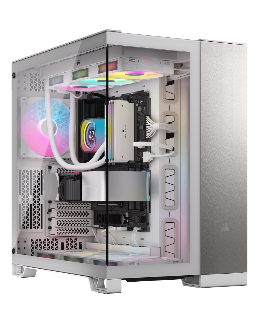 Corsair 6500X Satin Aluminum Mid Tower White — 1