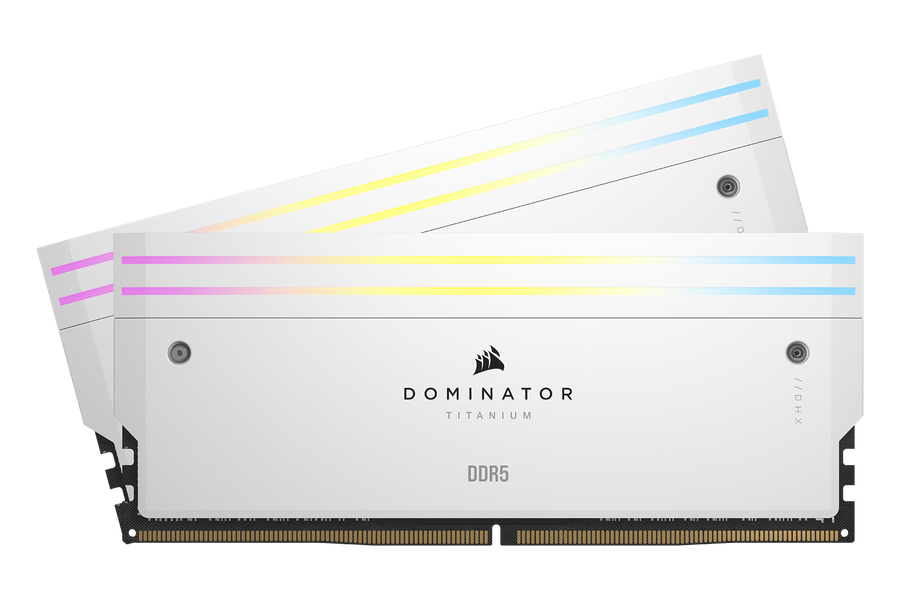 Corsair Dominator Titanium RGB 32GB (2x16GB) DDR5-7200 CL34 White — 1