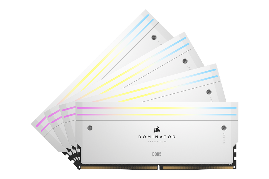 Corsair Dominator Titanium RGB 64GB (4x16GB) DDR5-6400 CL32 White — 1