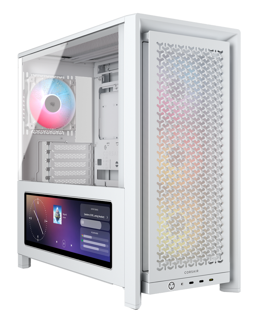Corsair FRAME 4000D LCD RS ARGB Mid Tower White — 1