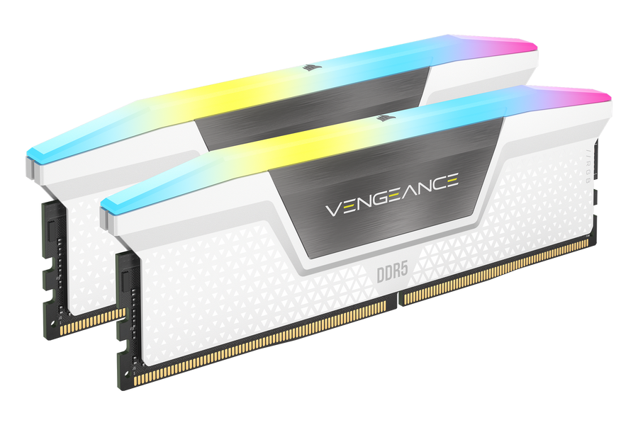 Corsair Vengeance RGB 32GB (2x16GB) DDR5-6000 CL36 White XMP (CMH32GX5M2B6000C36W) — 1