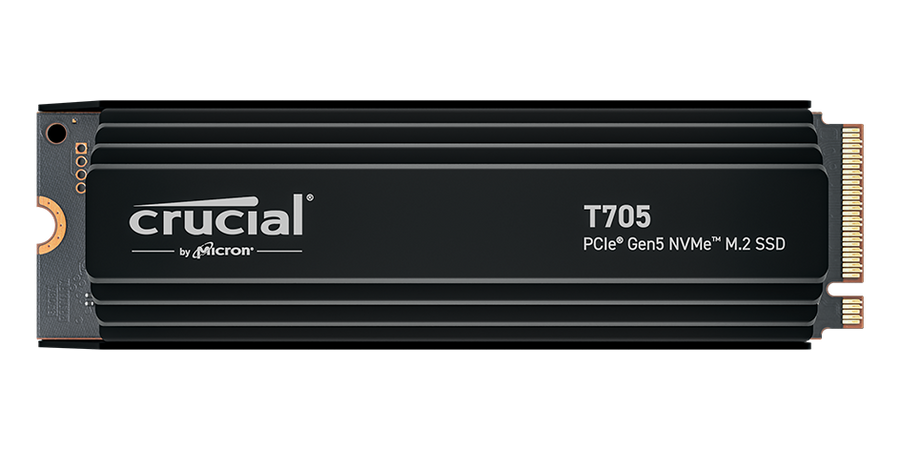 Crucial T705 1TB PCIe 5.0 NVMe with Heatsink — 1