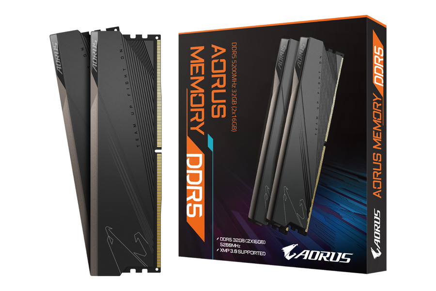 Gigabyte AORUS 32GB (2x16GB) DDR5-5200 CL40 Grey — 1