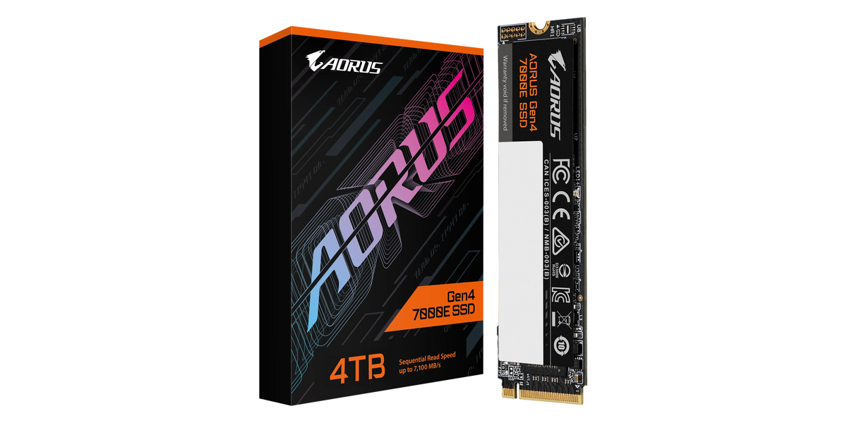 Gigabyte AORUS Gen4 7000E 4TB PCIe 4.0 NVMe — 4