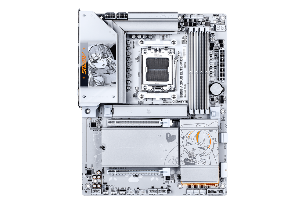 Gigabyte B850 AORUS ELITE-P ICE — 1