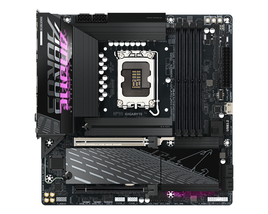 Gigabyte B860M AORUS ELITE WIFI6E — 1