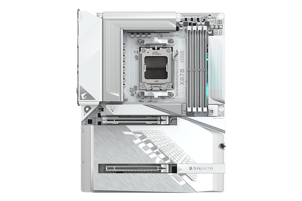 Gigabyte X870 AORUS STEALTH ICE — 1