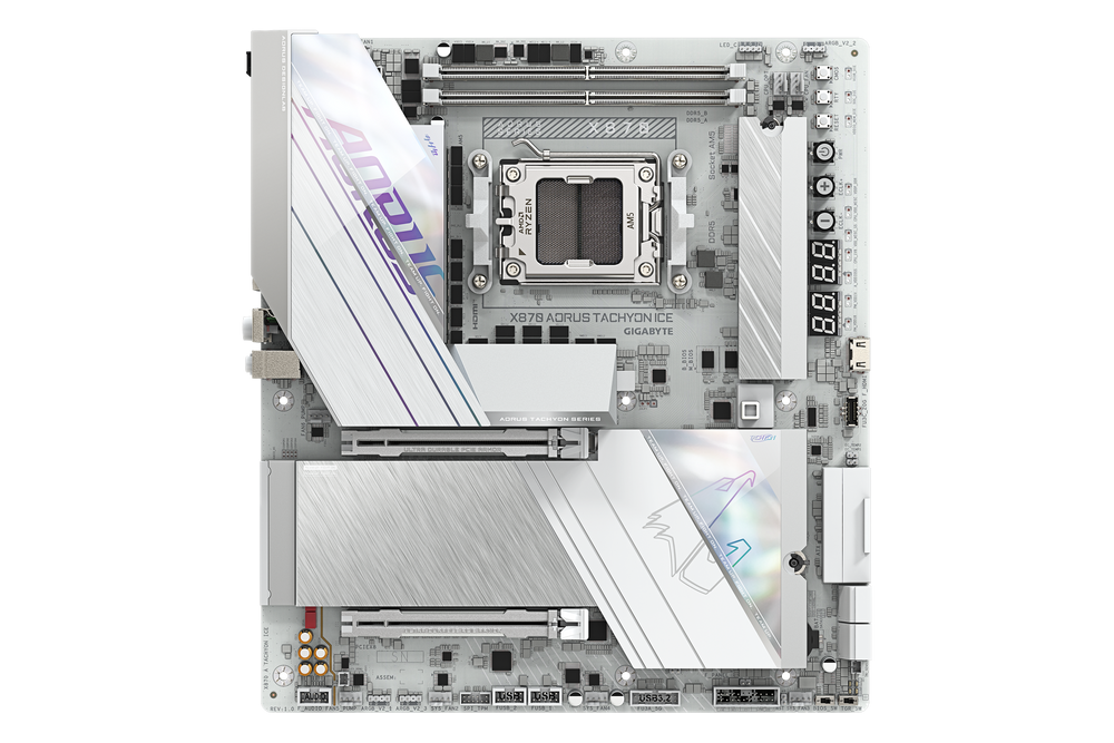 Gigabyte X870 AORUS TACHYON ICE — 1