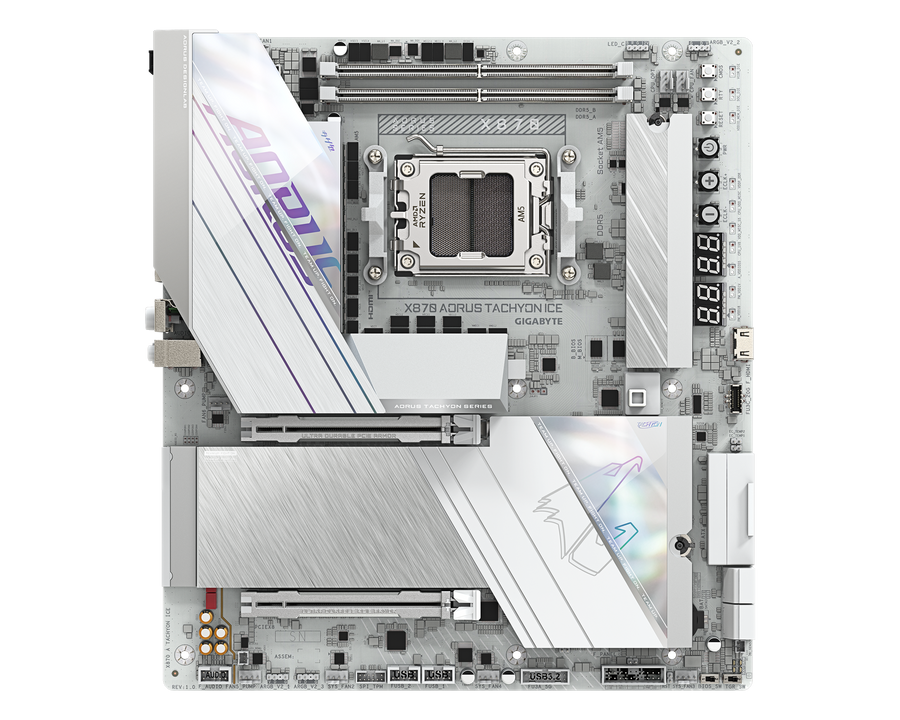 Gigabyte X870 AORUS TACHYON ICE — 1