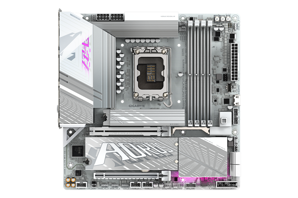 Gigabyte Z890M AORUS ELITE WIFI7 ICE — 1