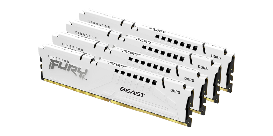 Kingston FURY Beast 64GB (4x16GB) DDR5-5600 CL40 White — 1