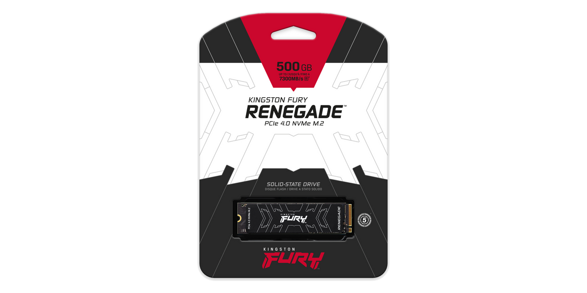 Kingston FURY Renegade 500GB PCIe 4.0 NVMe — 4