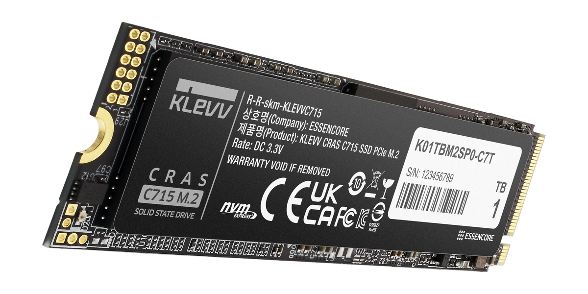 KLEVV CRAS C715 1TB PCIe 3.0 NVMe — 8