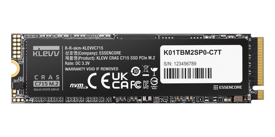 KLEVV CRAS C715 512GB PCIe 3.0 NVMe — 1
