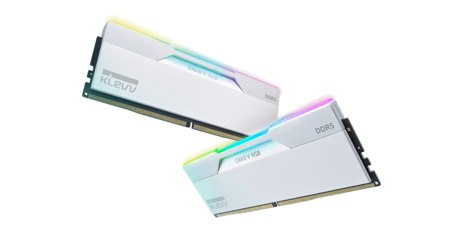 KLEVV CRAS V RGB 32GB (2x16GB) DDR5-6000 CL30 White (KD5AGUA80-60A300J)