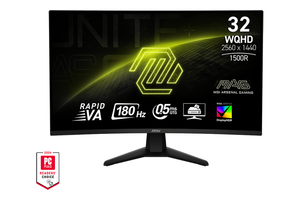 MSI MAG 32CQ6F 32″ QHD 180Hz VA — 1