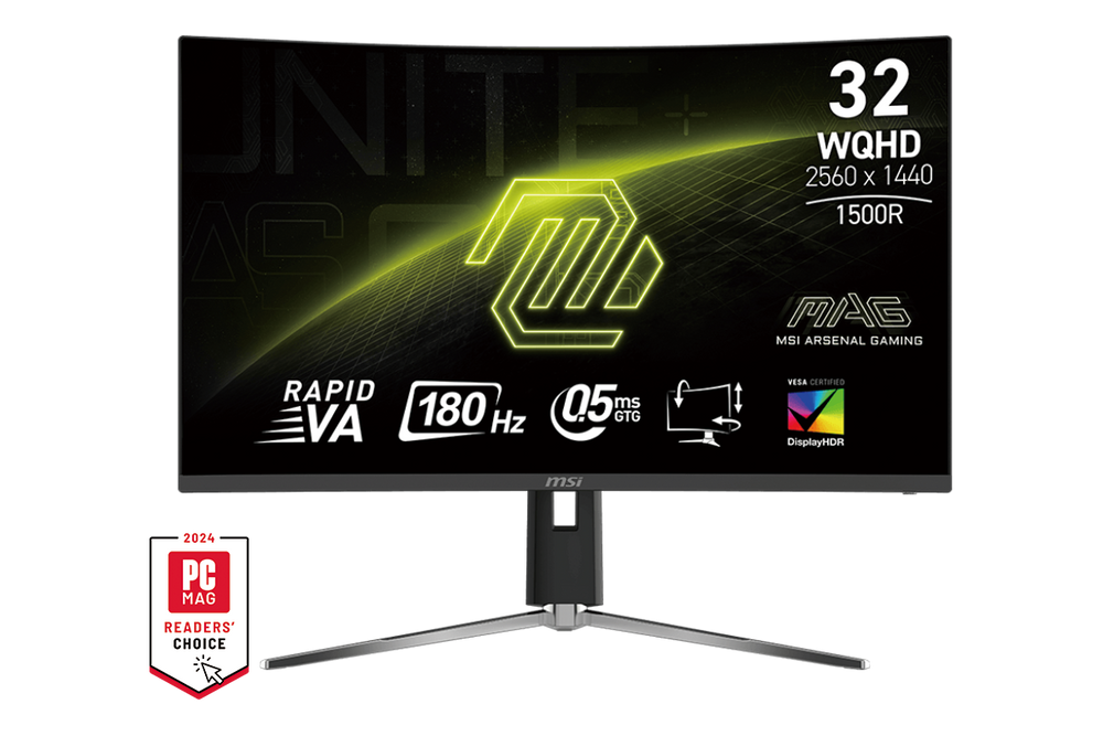 MSI MAG 32CQ6PF 32″ QHD 180Hz VA — 1