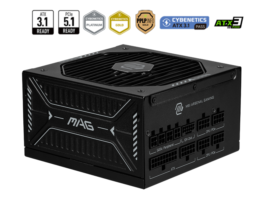 MSI MAG 850W 80+ Gold (A850GLS PCIE5) — 1