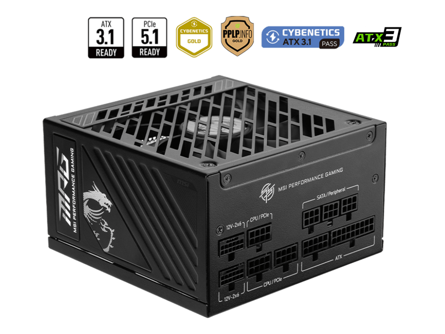 MSI MPG 850W 80+ Gold (A850GS PCIE5) — 1