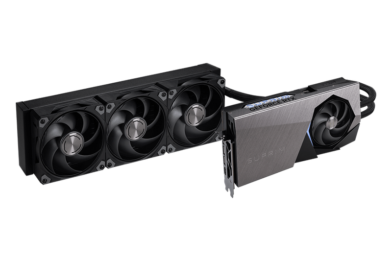 MSI SUPRIM RTX 5080 16GB LIQUID SOC — 1