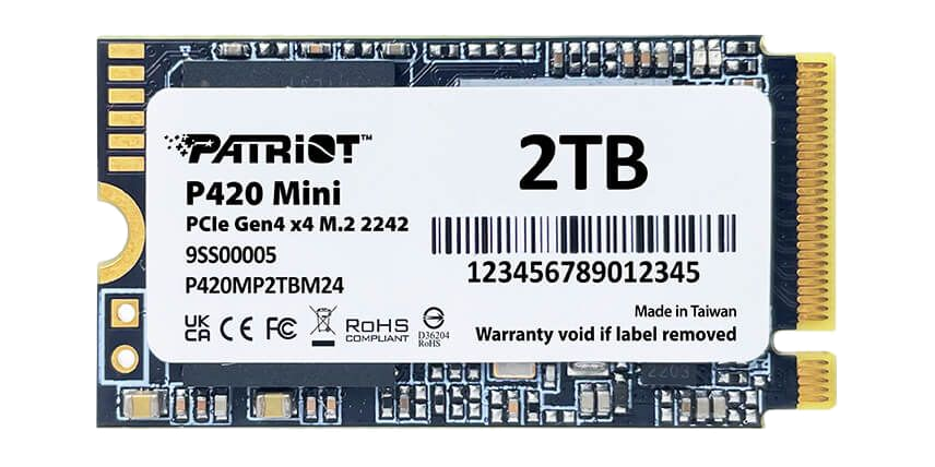 Patriot P420 Mini 1920GB PCIe 4.0 NVMe — 1
