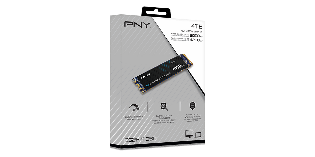 PNY CS2241 4TB PCIe 4.0 NVMe — 2
