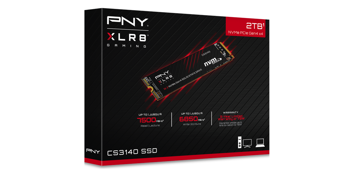 PNY CS3140 2TB PCIe 4.0 NVMe — 2
