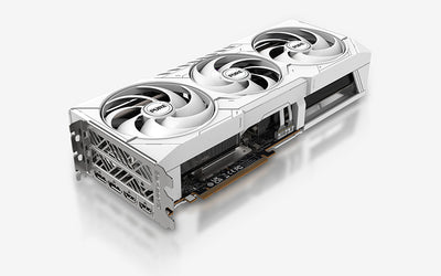 SAPPHIRE PURE AMD Radeon RX 9070 — angle