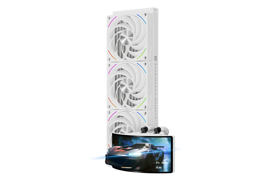 Thermalright Rainbow Vision 360 Turbo ARGB WHITE AIO Liquid Cooler — 1