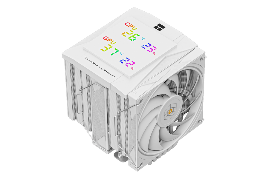 Thermalright Royal Knight 120 Digital WHITE Air Cooler — 1