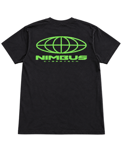 NIMBUS Crew Tee — Black — back