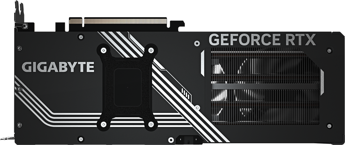 GIGABYTE GeForce RTX 5070 WINDFORCE OC SFF 12G — backplate