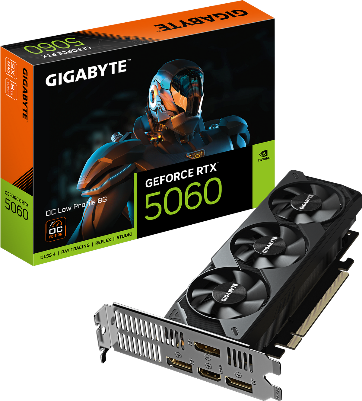 GIGABYTE GeForce RTX 5060 OC Low Profile 8G — hero