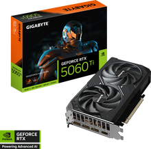 GIGABYTE GeForce RTX 5060 Ti WINDFORCE MAX OC 8G — front