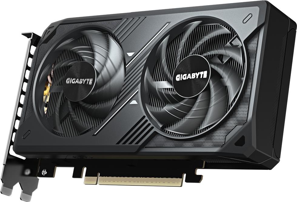 GIGABYTE GeForce RTX 5060 WINDFORCE MAX OC 8G — angle