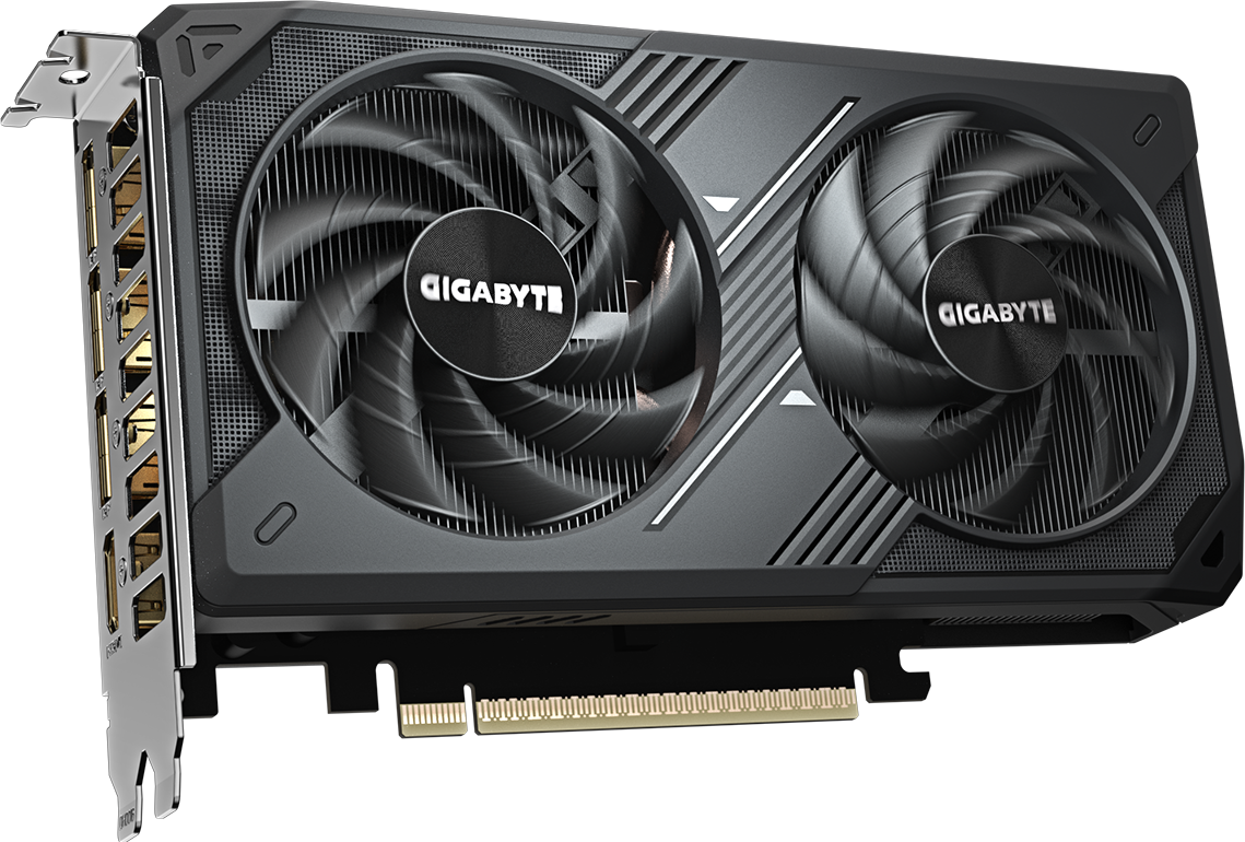 GIGABYTE GeForce RTX 5060 WINDFORCE MAX OC 8G — backplate