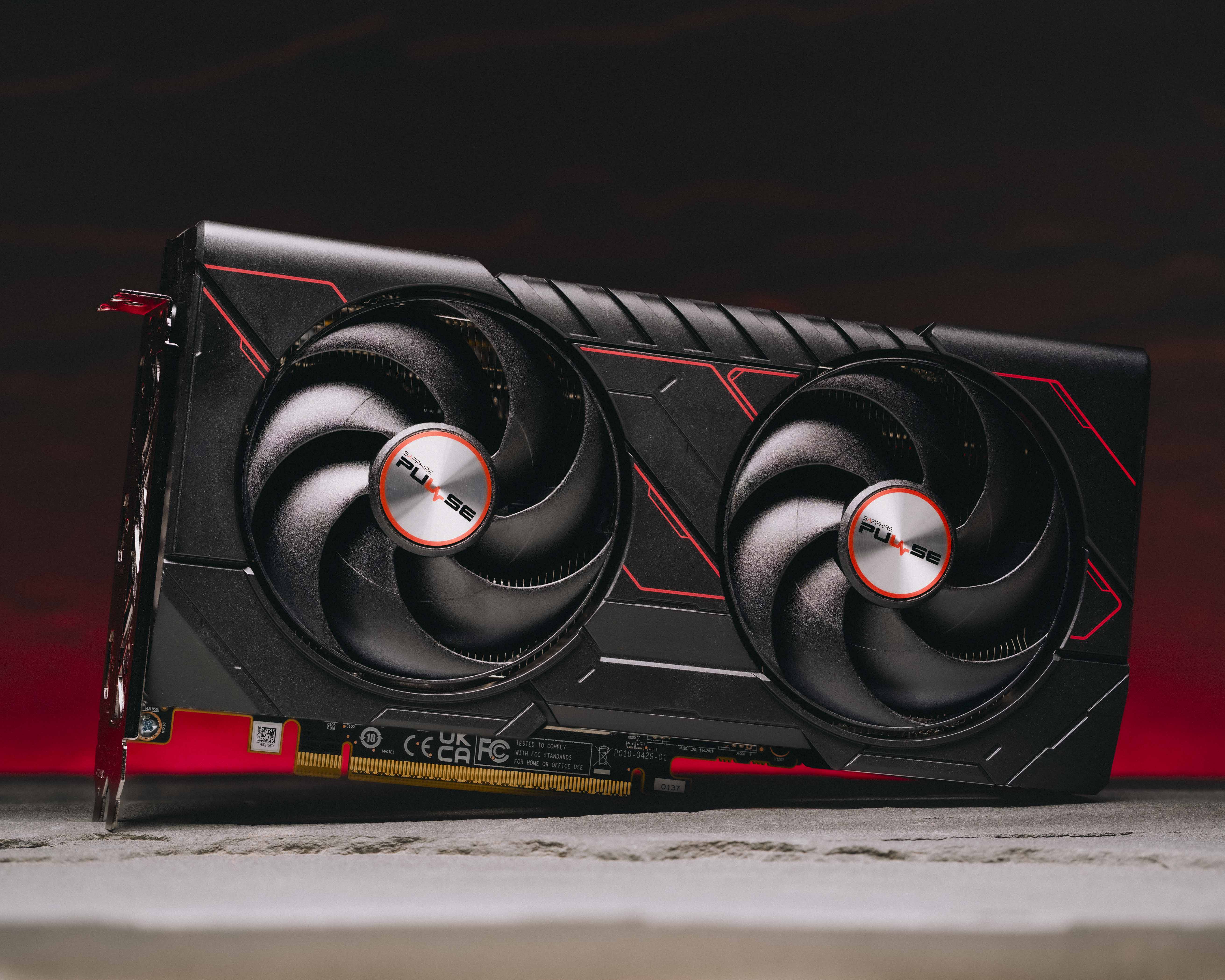 SAPPHIRE PULSE AMD Radeon RX 9060 XT OC 16GB GPU (11350-03