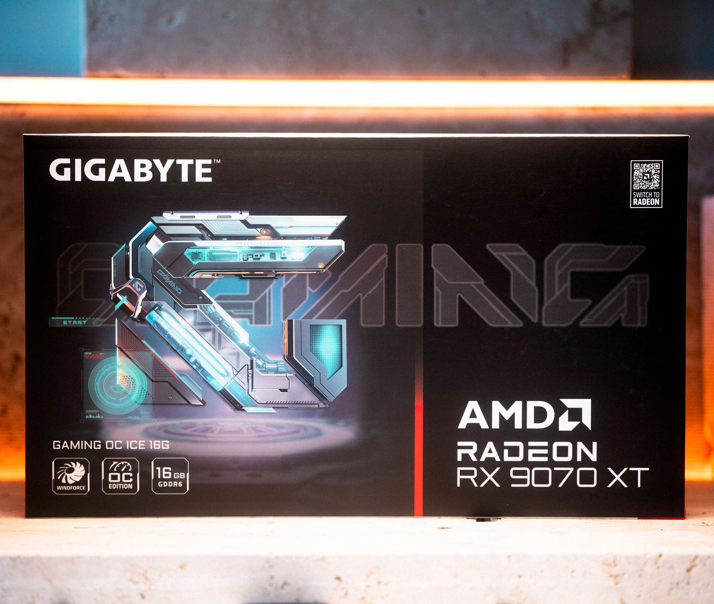 GIGABYTE 9070 XT - GAMING OC ICE - 16GB